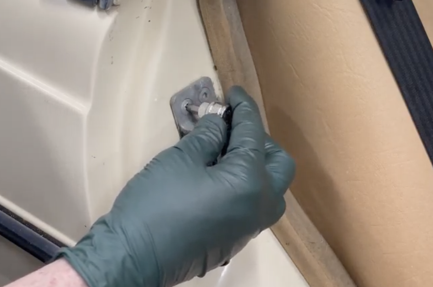 How to Remove a Damaged Hex Head Door Striker Bolt On Demand Video